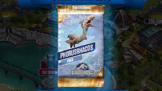 PHORUSRHACOS PACK  JURASSIC WORLD THE GAME [upl. by Shepperd988]