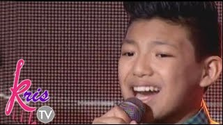 Kris TV Darren sings his version of Maghintay ka lamang [upl. by Imit]