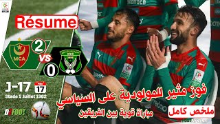 Resume Match MCA 2  0 CSC  ملخص مباراة مولودية العاصمة ضد شباب قسنطينة [upl. by Swehttam]