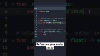 Godot Tip Reference your Nodes easily [upl. by Alolomo]