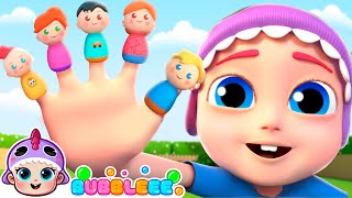 🌈 Finger Family Song Learn Colors MORE  🎨 Bubbleee Nursery Rhymes amp Kids Songs 🌟 [upl. by Suciram702]