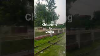 Chittagong To Dhaka shortsviral youtubeshorts [upl. by Anaidni574]