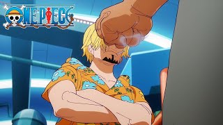 Sanji Takes An Attack Head On Applied Directly To His Forehead  One Piece [upl. by Attena]