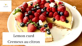 Réussir le crémeux au citron Recette De Christophe Michalak [upl. by Griffin]