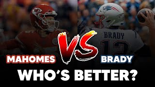 Patrick MAHOMES VS Tom BRADY Player Comparison WHOS BETTER [upl. by Ajnotal]