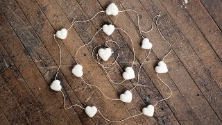 Heart Garland Instructions [upl. by Elreath]