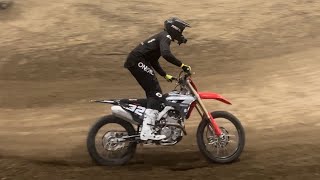 First time at a track on my 2024 CRF250R  Raw GoPro [upl. by Nabetse]