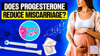 When should you take progesterone to prevent early miscarriage [upl. by Yleik]