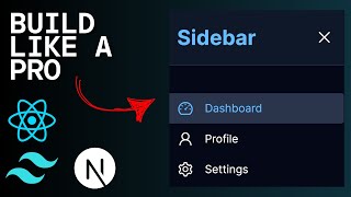 Build a Dynamic Sidebar in Reactjs with Tailwind CSS amp Nextjs [upl. by Phelgon]