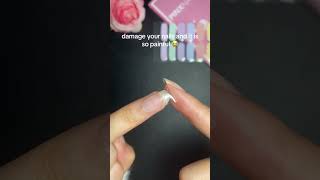 My friend is FAKE 😭 nails naildesigns nailart nailtech manicure nailpolish gelnails nail [upl. by Toolis]