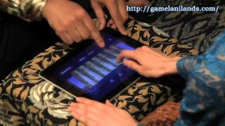 Ricikricik played with Gamelan iLands iPhone  iPad App by Lambangsari [upl. by Aihsenat]