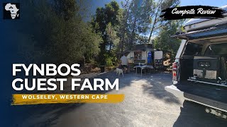 Fynbos Campsite Wolseley Western Cape Campsite Review [upl. by Verlee]