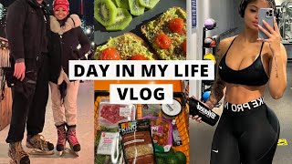 A DAY IN MY LIFE VLOG MEALS WORKOUT DATE NIGHT  SUPPLEMENTS [upl. by Claire]