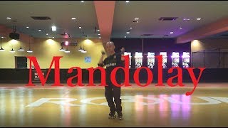 マンドレイMandolayの振り付けを踊ってみました！ローラーディスコroller disco [upl. by Melgar]