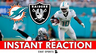 Raiders vs Dolphins INSTANT Reaction  Gardner Minshew amp Scott Turner Analysis  NFL Week 11 [upl. by Essirahs]