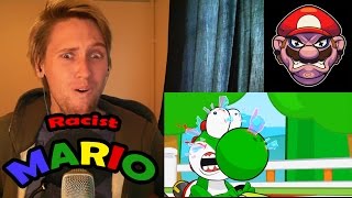 REACTION to Racist Mario  TOTAL WTF MODE [upl. by Ellocin]