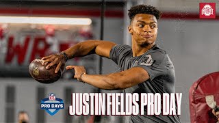 Ohio State Football Justin Fields NFL Pro Day — Directors Cut 4K [upl. by Eicyak]