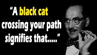 Groucho marx best one liners funny quotes about life lessons [upl. by Germana226]