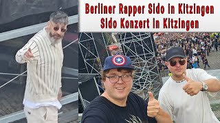 Berliner Rapper Sido in Kitzingen  Sido Konzert in Kitzingen unterwegs mit Justus König JK [upl. by Roxie]