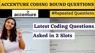 Accenture Coding Questions  LeetCode Problems Asked in Accenture accencturecodingquestions job [upl. by Bax707]