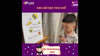 🌸 Bé Minh Khang  2022  GDS quot Bé Học Thơ Chữ quot  Trường Judo Mầm non Ninh Bình [upl. by Lussier]