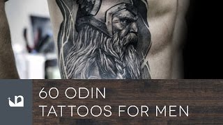 60 Odin Tattoos For Men [upl. by Epuladaugairam426]