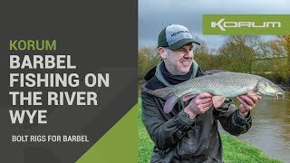 Barbel Fishing On The River Wye  Bolt Rigs For Barbel [upl. by Dagny]