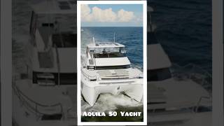 Aquila 50 Yacht Powercat  Boat Review Teaser  Multihulls World [upl. by Komara155]