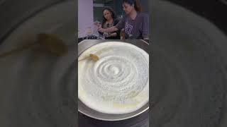 റീല് VS റിയൽ 🎥  DOSA MAKING trending VIRAL manjuwarrier pearlemaaneyshow [upl. by Dnumsed]