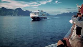 When the Hurtigruten ships greet each other [upl. by Sitnalta]