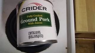 Crider Fully Cooked Ground Pork Product Review [upl. by Vladi64]