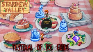 Festival Of Ice Fishing Contest Tutorial Stardew Valley [upl. by Sonni]