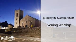 Evening Worship  Sunday 20 October 2024 [upl. by Bick]