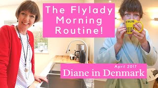 Flylady Morning Routine Review  easy daily success Diane in Denmark [upl. by Winther157]