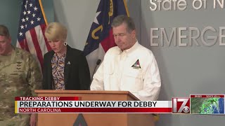 Gov Cooper activates 300 soldiers airmen as Debby moves in on NC [upl. by Desdemona762]