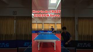 The BEST SIDESPIN Serve Table Tennis You Never Knew You Needed [upl. by Ysiad627]