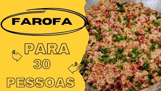 FAROFA PARA 30 PESSOAS [upl. by Ynner391]