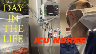 DAY IN THE LIFE  ICU TRAVEL NURSE 2022 [upl. by Martinelli]