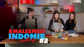 8 Malzemeli Indomie Challenge 2 [upl. by Haelhsa]