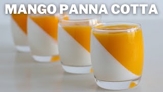 Mango Panna Cotta Recipe [upl. by Regine697]