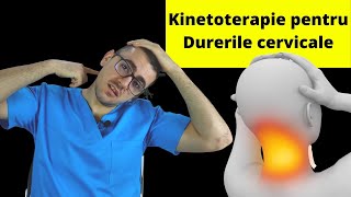 Exerciții de kinetoterapie pentru coloana vertebrală cervicală Super exerciții [upl. by Welles]