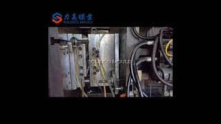 4 Cavities Plastic Electric Box Lid Mould Test [upl. by Williams211]