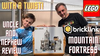 The New LEGO Mountain fortress 910029 Review  Bricklink Designer Program  AFOL Set [upl. by Anitsud]