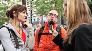 Jena Friedman At Occupy Wall Street  October 2011 [upl. by Irrep]