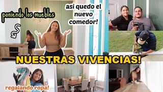 ASI QUEDO NUESTRO COMEDOR Poniendo Los MueblesMe Encanto El Color que Escogimos con Mi Esposo😍VLOG [upl. by Octavia]