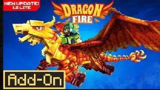 minecraftDragon fire mod add on [upl. by Noizneb]