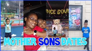 CREATING MEMORIES WITH MY SONS  Movie Date  Bounce Play Place VLOG 15 [upl. by Acenom414]