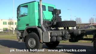 pktrucks Mercedes Actros 3341A 6x6 chassis cabin  NEW [upl. by Ythomit]