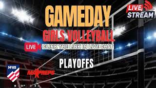 Shrewsbury vs Wachusett Regional  High School Girls Volleyball Playoff  LIVE [upl. by Noell]