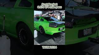 snot rocket 657s pass at tx2k shorts vlog dragrace quartermile mustang tx2k texas2k [upl. by Blaine29]